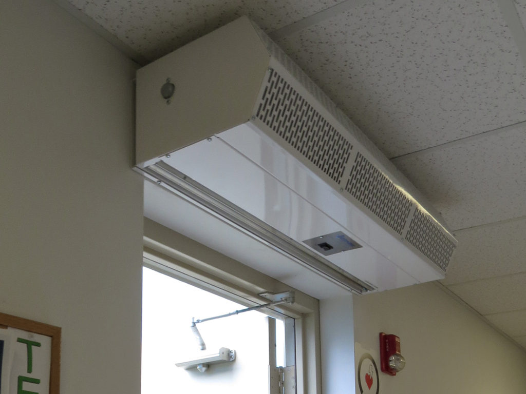 Air curtain Installation