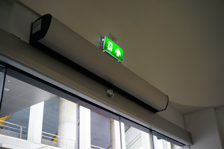 Air curtain Installation